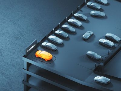 汽車掃描儀//出租汽車停車場出租機場停車場網站工業插圖網站渲染產品設計最小著陸設計汽車3D